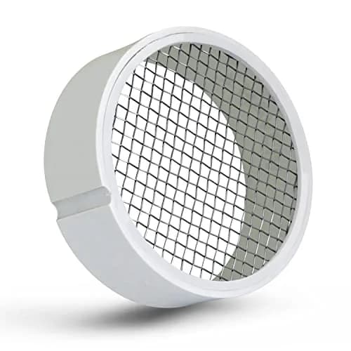 RAVEN 3" PVC Termination Cap Mesh Screen Vent Cover with 3.5" Outer Diameter | Prevents Debris & Wildlife Entry thumbnail 1