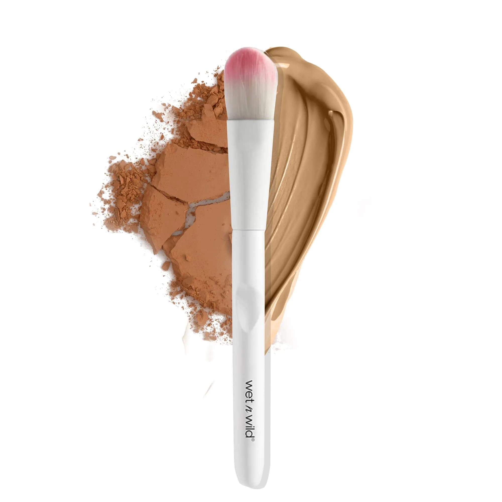 wet n wild Foundation Brush - Densely-Packed Synthetic Fiber Bristles for Flawless Application