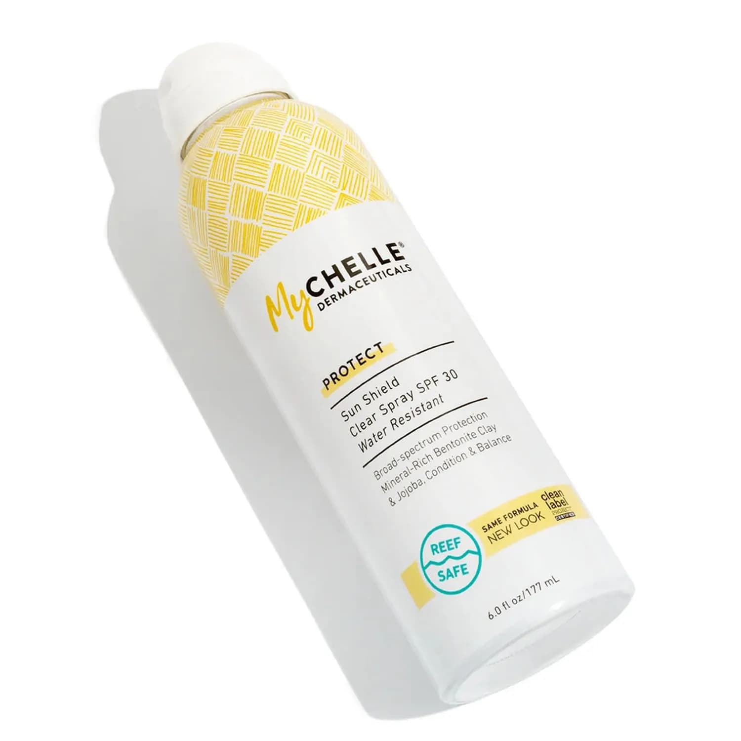 MyChelle Dermaceuticals Sun Shield Clear Spray SPF 30 | Water-Resistant Zinc Sunscreen for Skin Balance (6 Fl Oz) - main product image