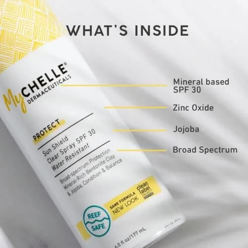 MyChelle Dermaceuticals Sun Shield Clear Spray SPF 30 | Water-Resistant Zinc Sunscreen for Skin Balance (6 Fl Oz) thumbnail 5