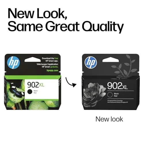 HP 902XL Black High-Yield Ink Cartridge | 750 Pages | Works with OfficeJet Pro 6968, 6978 thumbnail 3