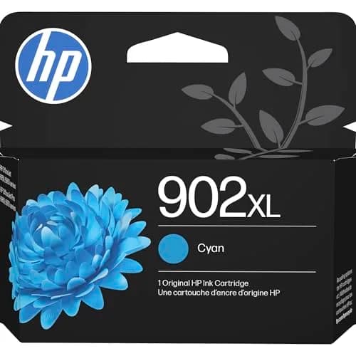 HP 902XL Cyan High-Yield Ink Cartridge (750 pages) | Fade-Resistant Documents thumbnail 1