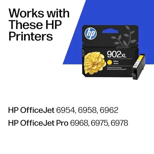 HP 902XL Yellow High-Yield Ink Cartridge | 750 Pages | Pigment Ink thumbnail 2