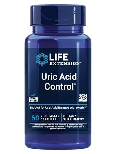 Life Extension Uric Acid Control 60 Capsules | Supports Healthy Uric Acid Balance & Joint Comfort thumbnail 1