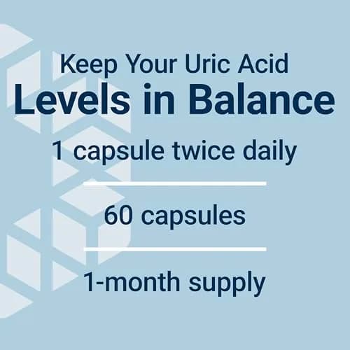 Life Extension Uric Acid Control 60 Capsules | Supports Healthy Uric Acid Balance & Joint Comfort thumbnail 5