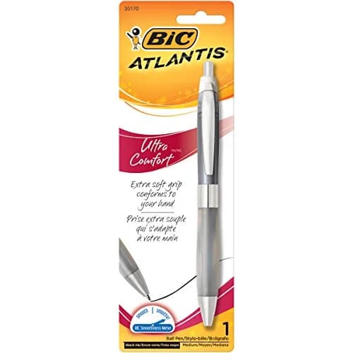 BIC Glide Ultra Comfort Retractable Ballpoint Pen 1.0mm | Ultra Smooth Writing for Daily Use thumbnail 2