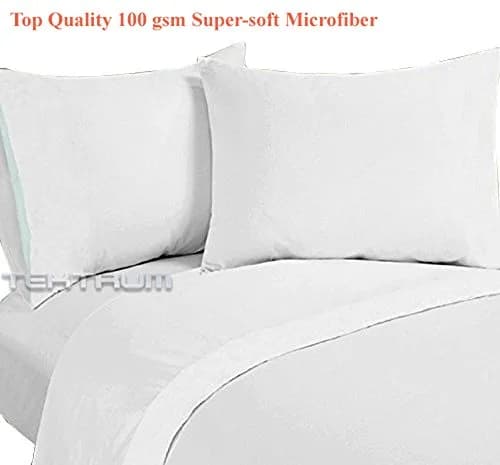 Tektrum Bed Sheet Set 4 Piece 1800 Supreme Collection | Super Soft Microfiber Bedding (King) thumbnail 4