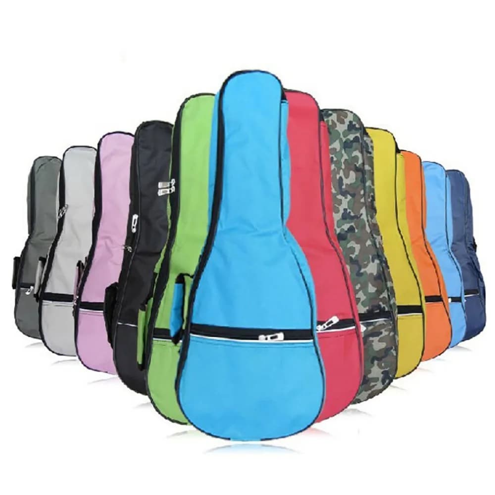 HOT SEAL Waterproof Ukulele Case 21in | Waterproof Cotton Bag with Storage — Green