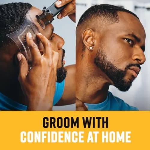 The Cut Buddy Original Beard and Hairline Shaping Tool with Tracer Pencil | Professional Grooming Guide thumbnail 5