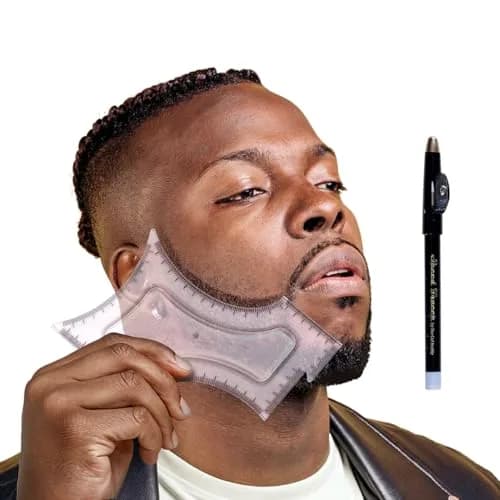 The Cut Buddy Original Beard and Hairline Shaping Tool with Tracer Pencil | Professional Grooming Guide thumbnail 7