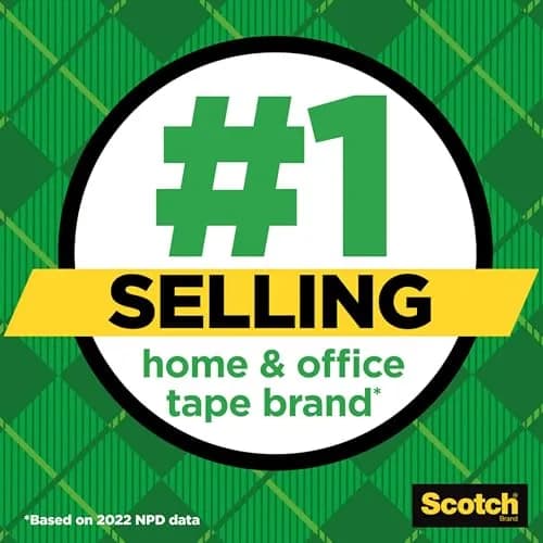 Scotch Magic Tape 3/4 Inch x 300 Inches Rolls (3 Pack) | Invisible & Permanent Paper Mending thumbnail 3