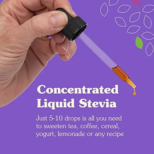 Nunaturals Liquid Stevia Sweetener, 2oz (2-Pack) | Pure, Unflavored, All-Natural Sugar Substitute thumbnail 5