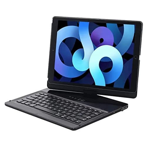 LENRICH Keyboard Case for iPad Pro 12.9 2017 2nd & 2015 1st Gen | 360° Rotating Stand & Wireless Keyboard thumbnail 1