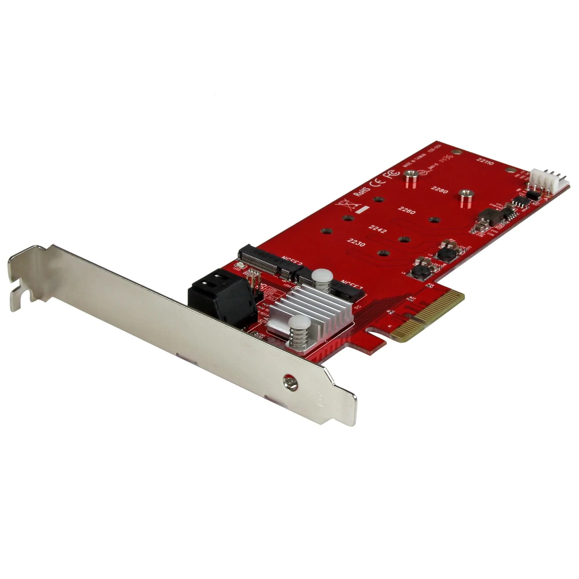 StarTech.com 2-Port M.2 SATA RAID Card with 2x SATA III Ports - PCIe Expansion thumbnail 1