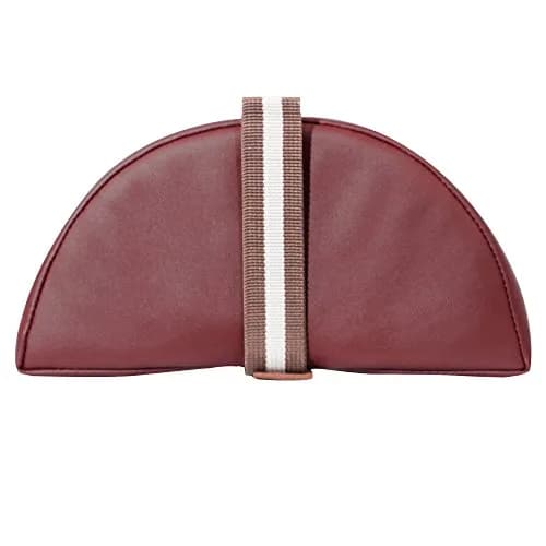 Master Massage Semi-Round Bolster, Burgundy Red | 6 Inch Support Cushion for Spa & Salon thumbnail 2