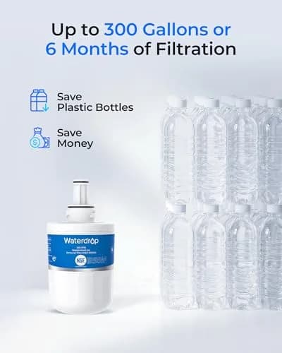 Waterdrop WD-F11B Refrigerator Water Filter 2-Pack | NSF Certified for Chlorine Reduction & Lead-Free thumbnail 8
