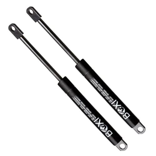 BOXI 2pcs Universal Lift Supports 10in Extended, 6.75in Compressed | 51 Lbs Force, Metal, Black thumbnail 3