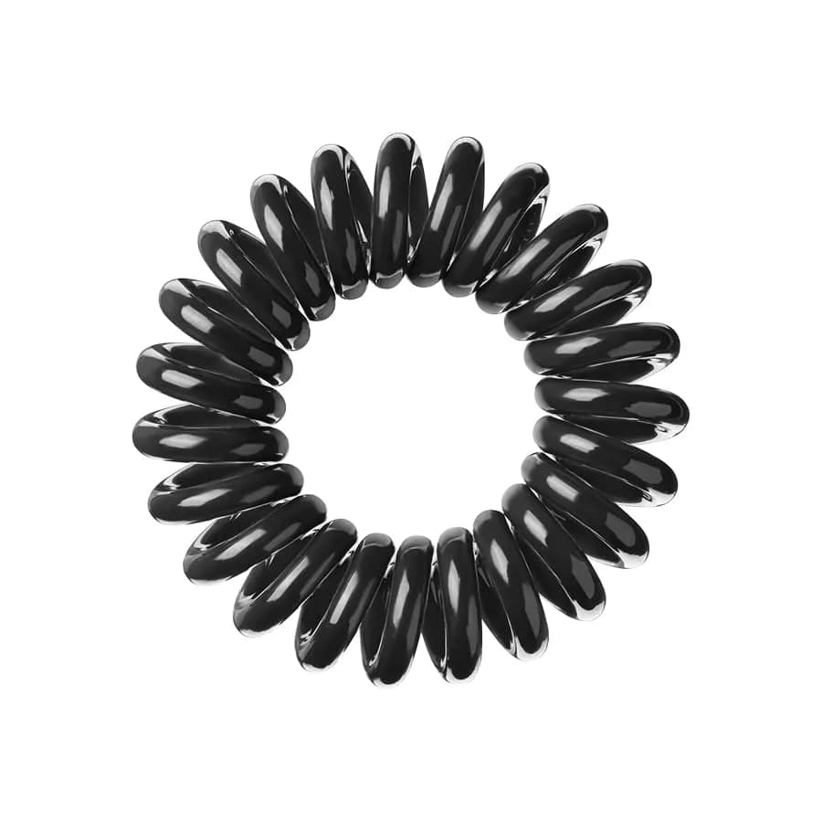 invisibobble Original Traceless Hair Ties (Pack of 3, True Black) | Spiral Grip for All Hair Types thumbnail 6