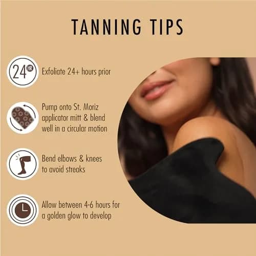 St. Moriz Professional Medium Self Tanner Mousse 200ml (6.76 Fl Oz) | Streak-Free Natural Glow thumbnail 5