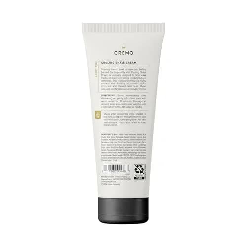 Cremo Cooling Shaving Cream for Men, 177ml (6 Fl Oz) | Slick Formula for Barber-Grade Shave thumbnail 3