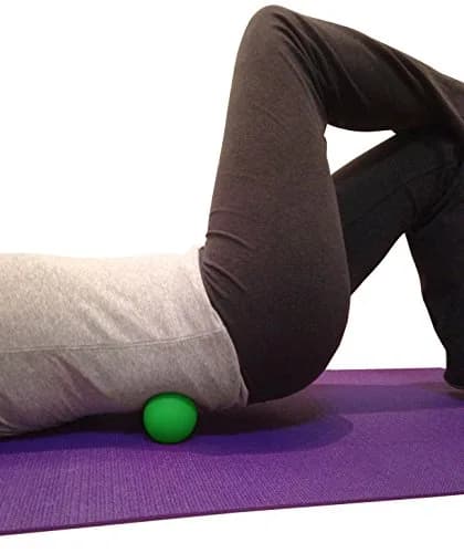 Kieba Massage Lacrosse Balls for Myofascial Release, Trigger Point Therapy, Muscle Knots, and Yoga Therapy. Set of 2 Firm Balls (Green and Yellow) | Effective Muscle Knot Relief thumbnail 3
