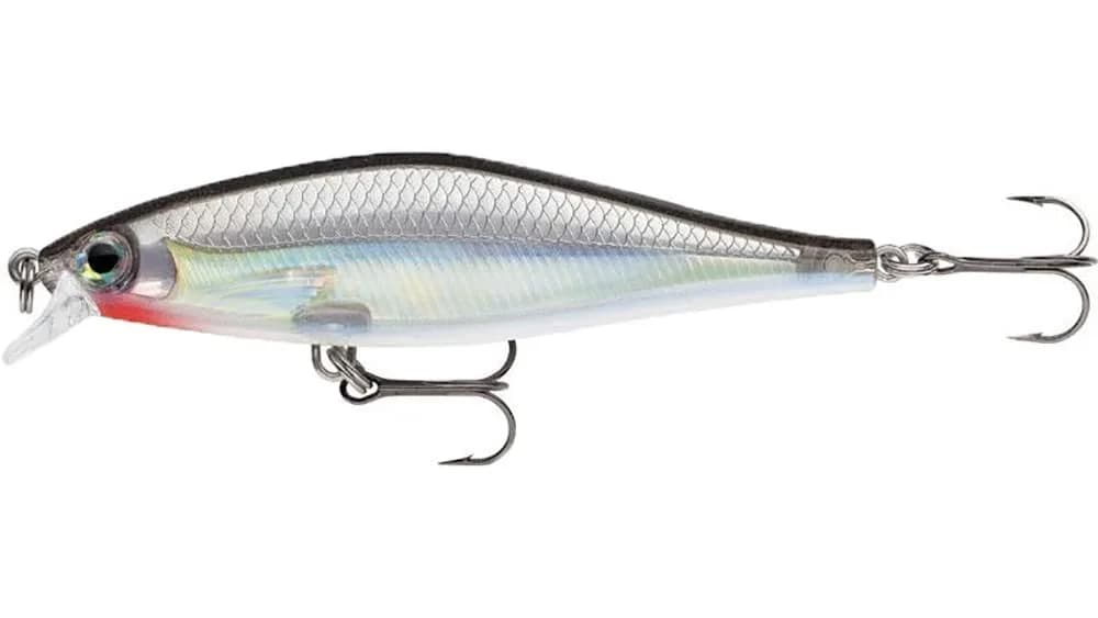 Rapala Shadow Rap Shad Lure 3.5-Inch 0.3oz Silver | Fish Hook for Freshwater & Saltwater