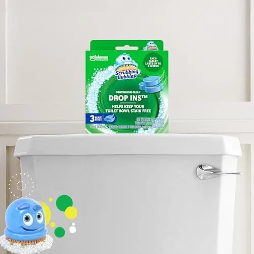 Scrubbing Bubbles Continuous Clean Toilet Drop-Ins 3 Tablets | Septic-Safe Tank Tablets for Stain & Smell Protection thumbnail 8