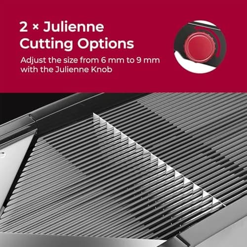 Mueller Austria V-Pro Mandoline Slicer Black | Adjustable Vegetable Chopper, Fruit, Cheese Grater, Potato Chips Slicer thumbnail 6