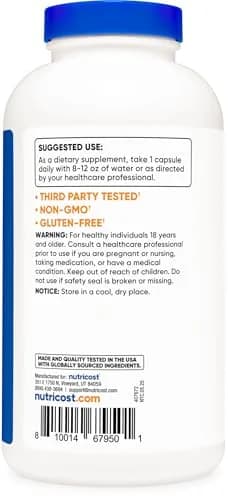 Nutricost Taurine 1000mg thumbnail 4
