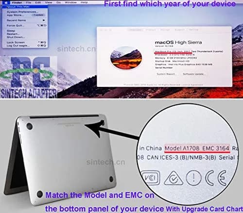 Sintech NGFF M.2 NVMe SSD Adapter Card for 2013-2015 Macs | 1-Pack, Black thumbnail 8