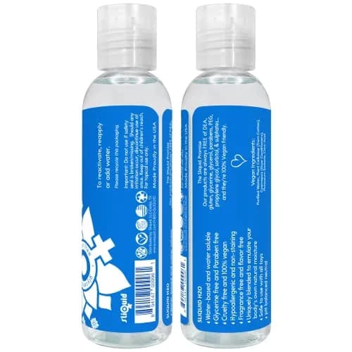 Sliquid H2O Water Based Lubricant 59ml (2 Fl Oz) | Glycerin-Free, Unscented, Natural Glide thumbnail 2