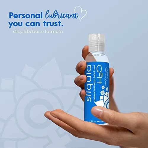 Sliquid H2O Water Based Lubricant 59ml (2 Fl Oz) | Glycerin-Free, Unscented, Natural Glide thumbnail 3