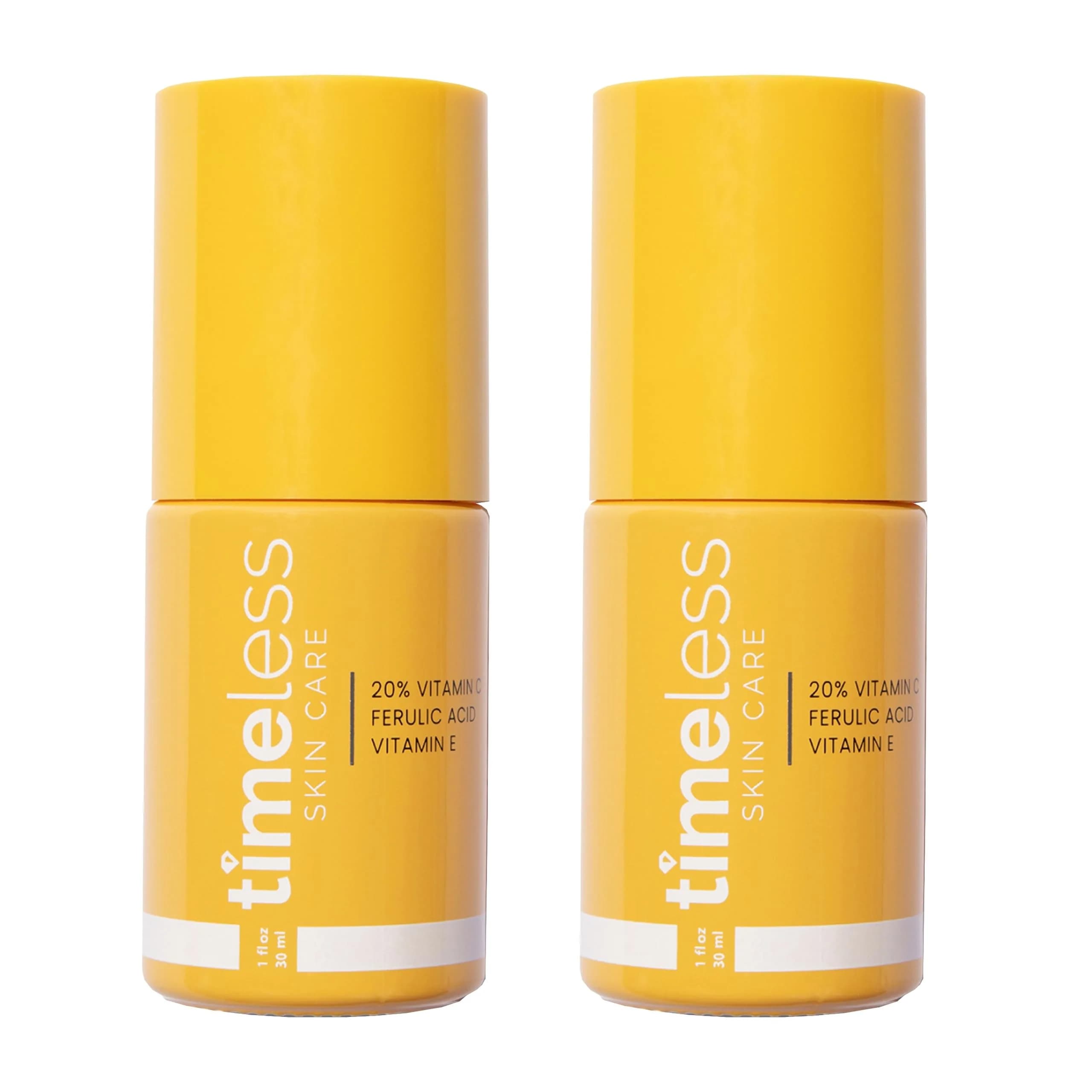 Timeless Skin Care 20% Vitamin C + E + Ferulic Acid Serum 30ml (1 Fl Oz) | Brightens Skin Tone — 2 fl oz