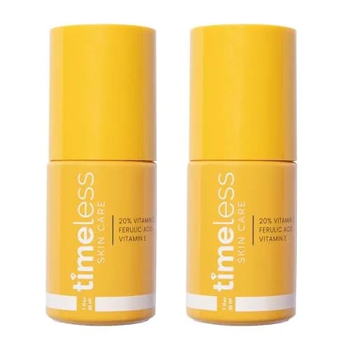 Timeless Skin Care 20% Vitamin C + E Ferulic Acid Serum 60ml (2 Fl Oz) | Brightens Skin Tone & Supports Collagen thumbnail 1