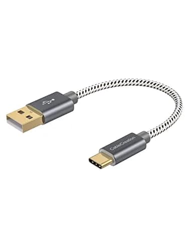 CableCreation USB C to USB A & USB A to Type C Data Cord 0.5FT | 3A Fast Charging & Sync thumbnail 1