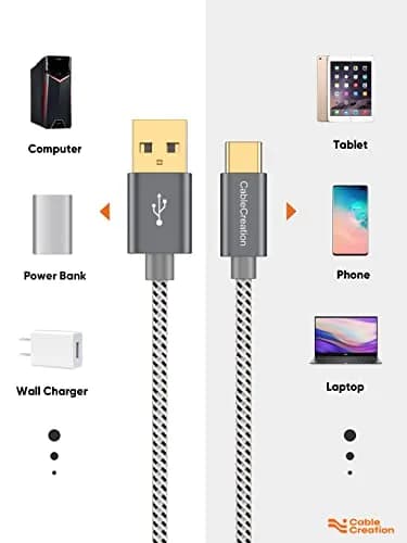 CableCreation USB C to USB A 4FT Cable | 3A Fast Charging & 480Mbps Data Transfer thumbnail 8