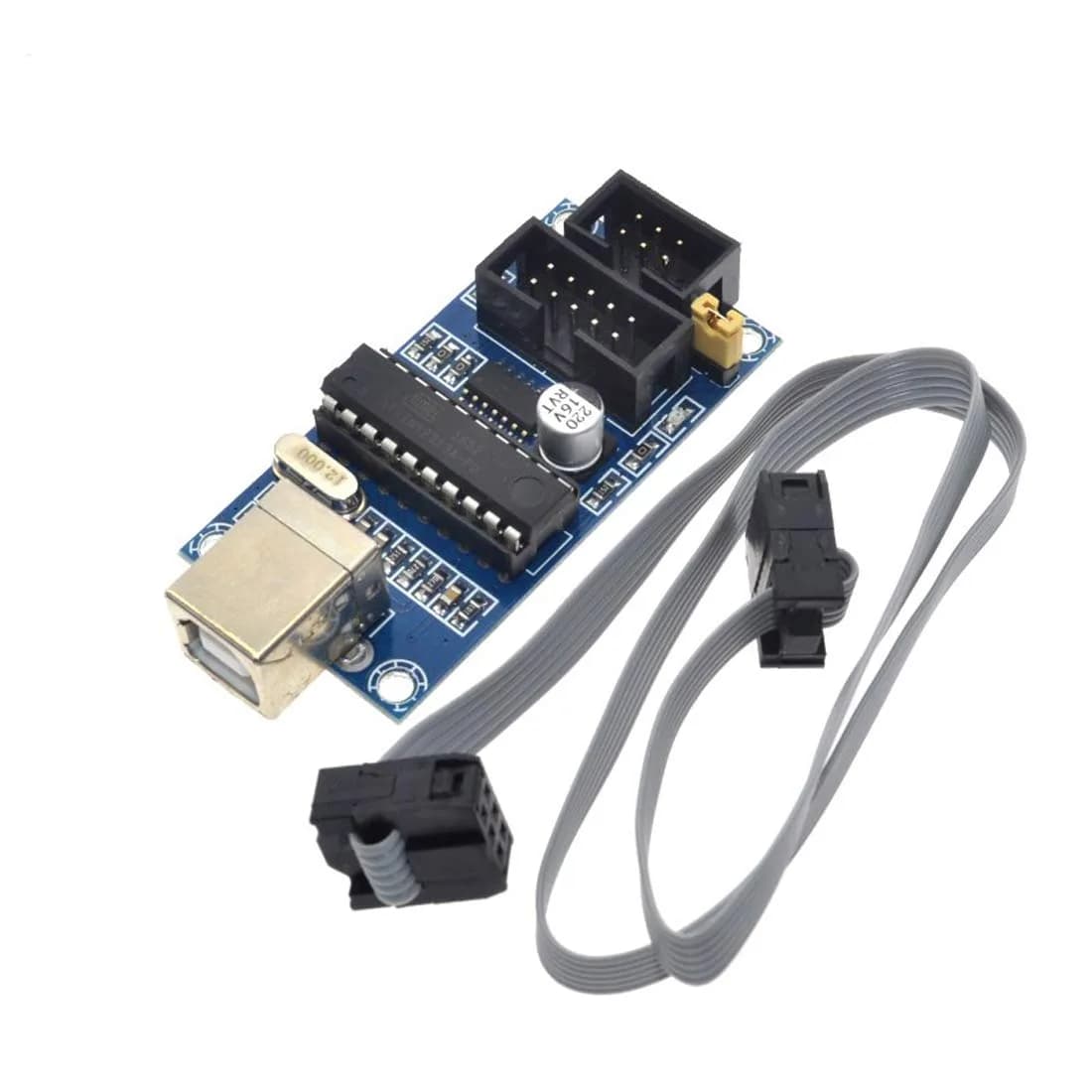 HiLetgo USBTiny AVR ISP Programmer 6/10 Pin | Bootloader for Arduino UNO & MEGA - main product image