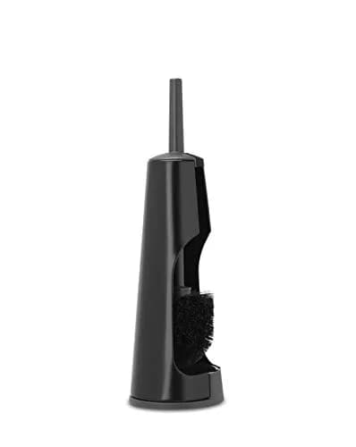 Brabantia ReNew Toilet Brush & Holder Set Matt Black | Corrosion Resistant, Discreet Holder, 16.5 Inch Height thumbnail 2