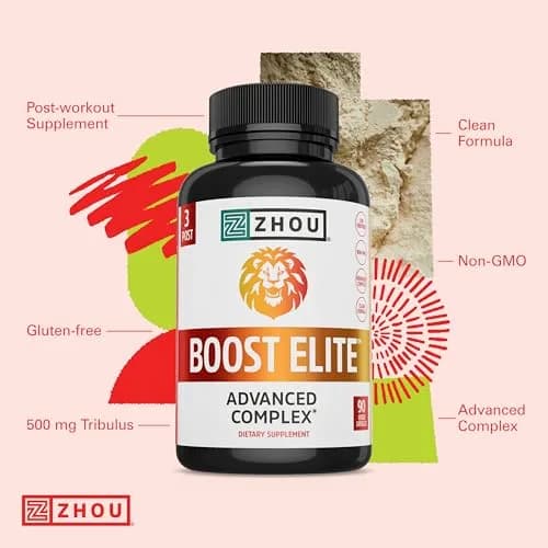 ZHOU Boost Elite Energy Supplement 90 Veggie Caps | Natural Stamina & Vitality Support thumbnail 4