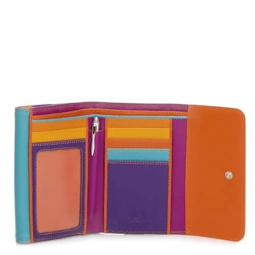 mywalit Double-Flap Wallet Leather Purse | 6 Credit Card Slots | ID Window, Coin Pockets & Pen | Copacabana | Stylish & Compact Accessory for Men & Women | Perfect for Daily Use thumbnail 2