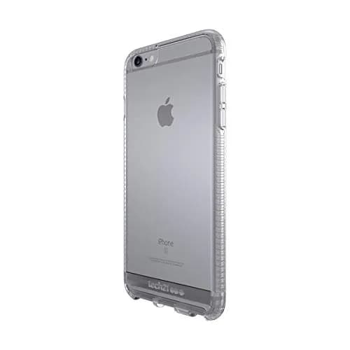 tech21 Impact Clear Case for iPhone 6 Plus/6S Plus – Matte Black | 2mm Slim Fit Drop Protection thumbnail 1