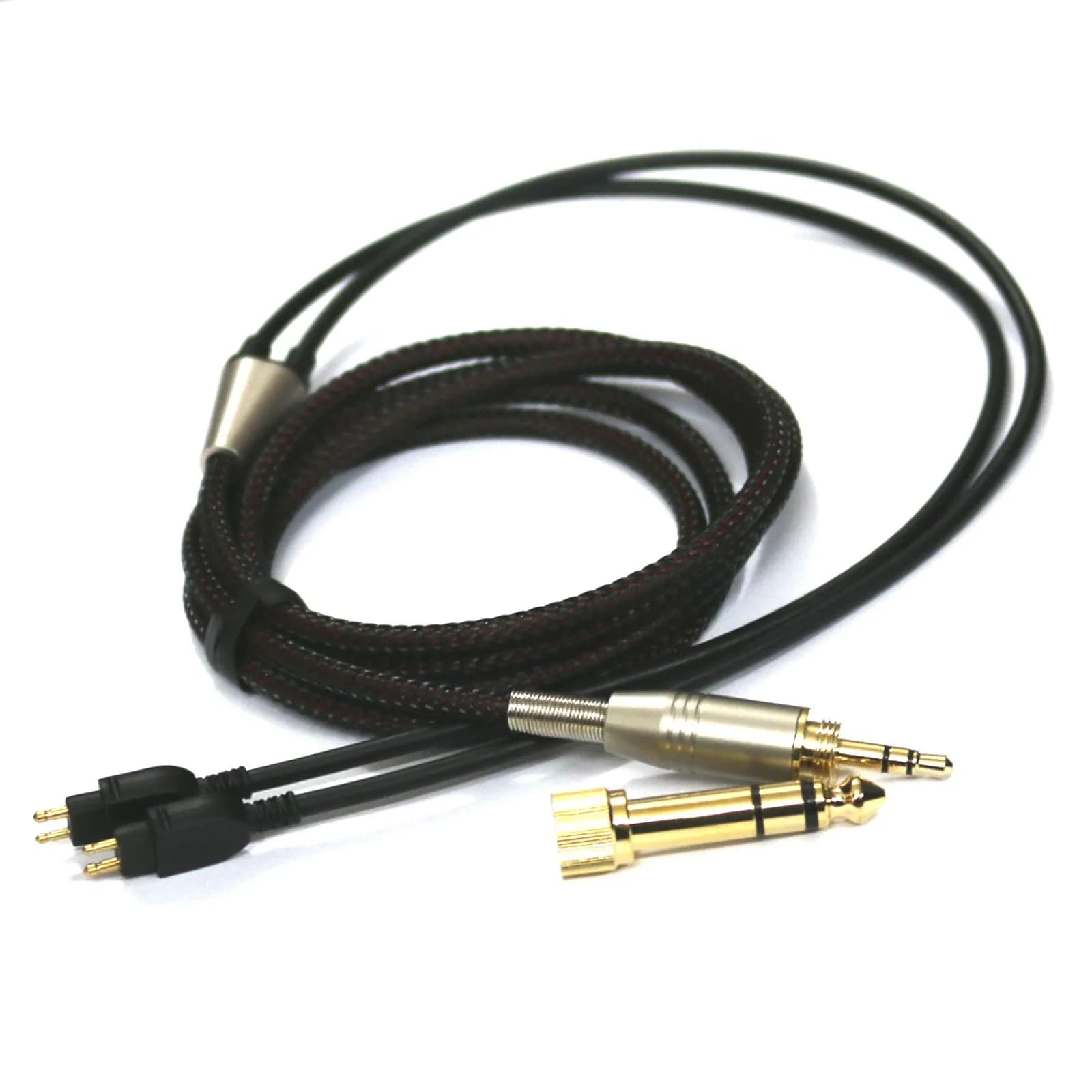 NewFantasia Replacement Audio Upgrade Cable for Sennheiser HD650, HD600, HD580, HD660S, Massdrop HD6XX Headphones | 1.2m (4ft) Braided OFC