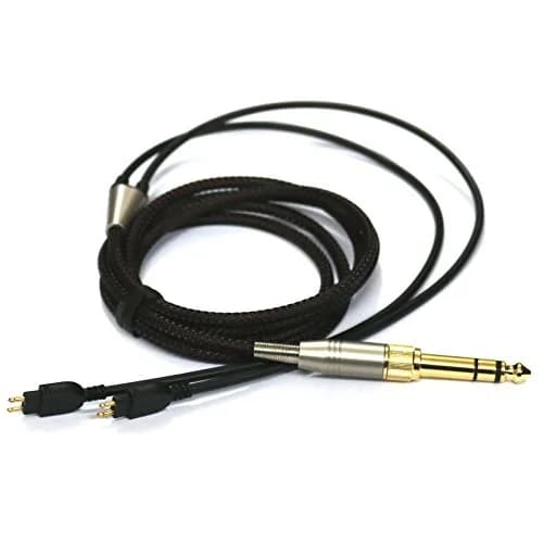 NewFantasia Replacement Audio Upgrade Cable for Sennheiser HD650, HD600, HD580, HD660S, Massdrop HD6XX Headphones | 1.2m (4ft) Braided OFC thumbnail 4