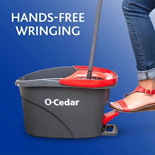 O-Cedar EasyWring Microfiber Spin Mop and Bucket System | Efficient Hard Floor Cleaning in India thumbnail 2