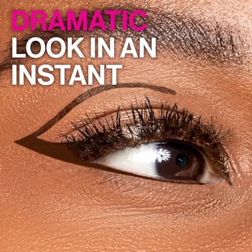 wet n wild MegaLiner Liquid Eyeliner Dark Brown | High-Def Pigment & Fluid Formula thumbnail 3