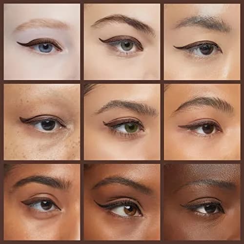 wet n wild MegaLiner Liquid Eyeliner Dark Brown | High-Def Pigment & Fluid Formula thumbnail 4