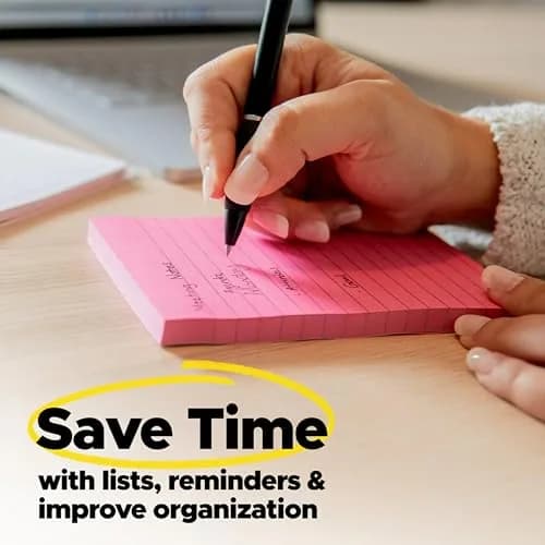 Post-it Super Sticky Notes, 3 x 3 in, Supernova Neons, 24 Pads | 2x Sticking Power thumbnail 10