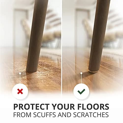 X-Protector Felt Furniture Pads 133 PCS (Brown & Beige) | Protect Hardwood, Laminate, Tile Floors thumbnail 4