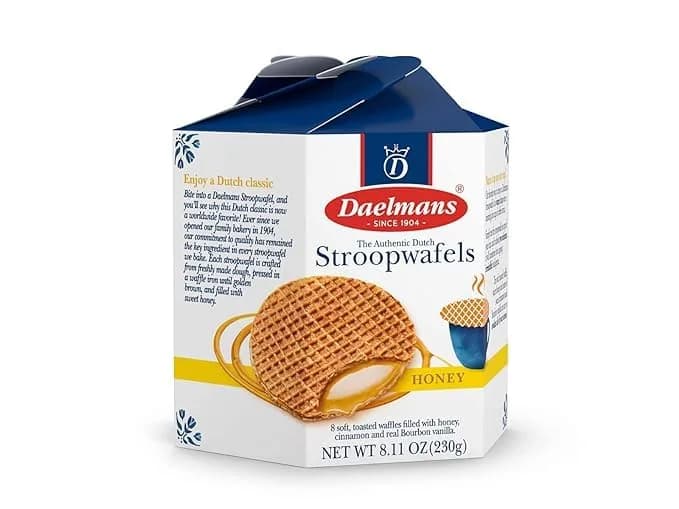 Daelmans Honey Stroopwafels 8.11 Oz (Pack of 3) | Dutch Waffle Cookies with Honey & Cinnamon thumbnail 3
