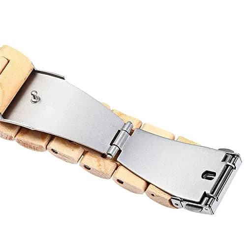 BEWELL ZS-W086B Men's Wooden Watch | 4.2 cm Case | 2.2 cm Band Width thumbnail 5